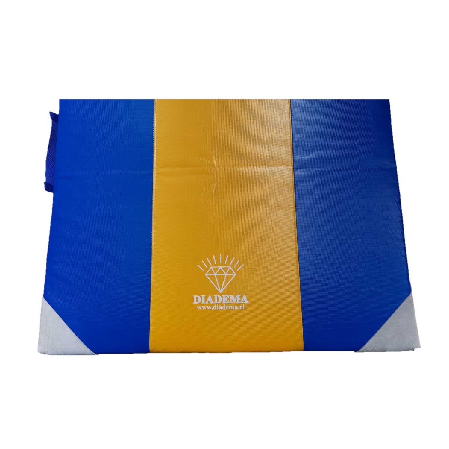 Colchoneta 200x100x6 cm Tela Impermeable bicolor-Puntas de Cuero-Densidad 100 kg/m³ - Imagen 4